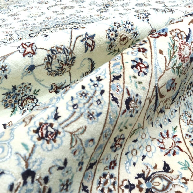 Nain Persian Rug 298 × 200 cm, Wool & Silk, hand-knotted
