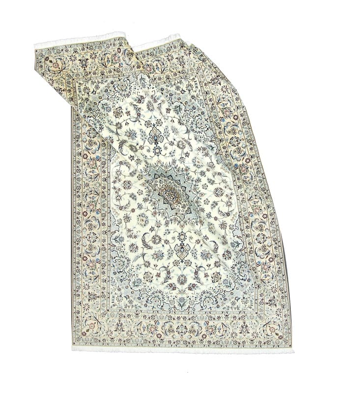 Nain Persian Rug 298 × 200 cm, Wool & Silk, hand-knotted