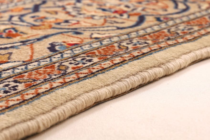 Kashan Persian Rug — hand-knotted, 295 × 196 cm, Wool