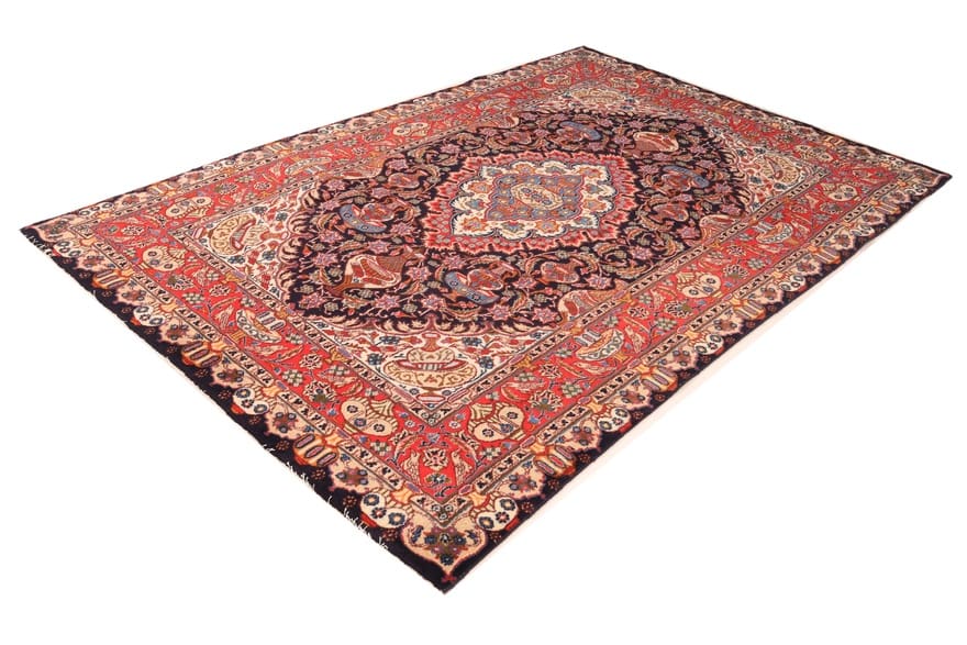 Hand-Knotted Wool Kashmar Persian Rug, 304 × 205 cm