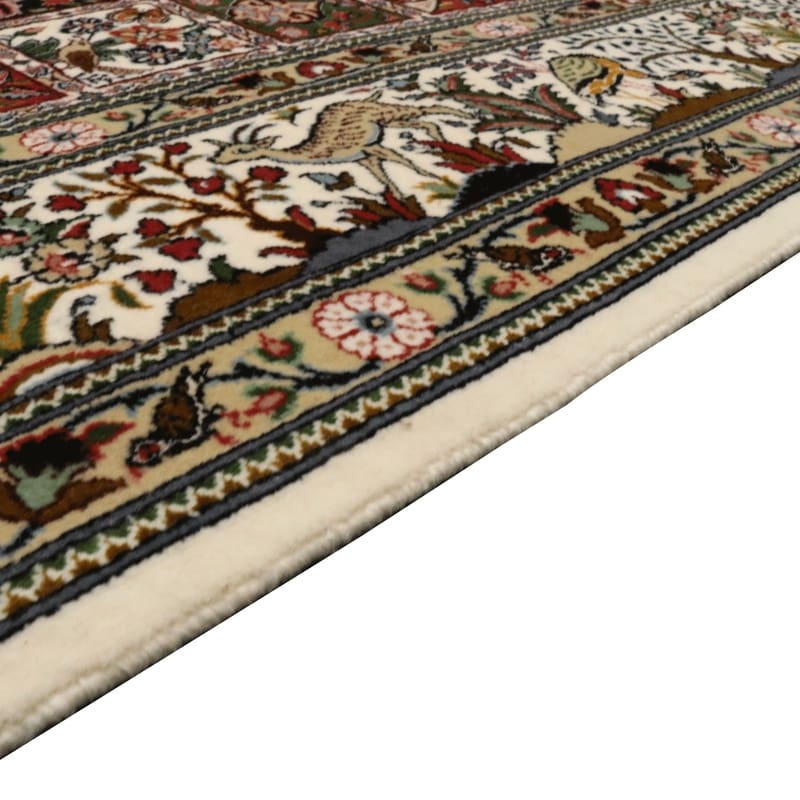 Moud Persian Rug — hand-knotted, 285 × 199 cm, Wool & Silk