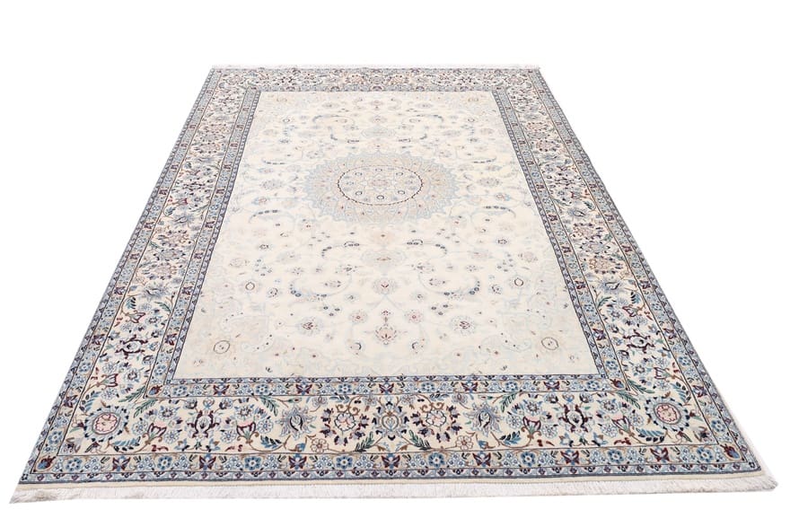 Nain Persian Rug 310 × 200 cm, Wool & Silk, hand-knotted