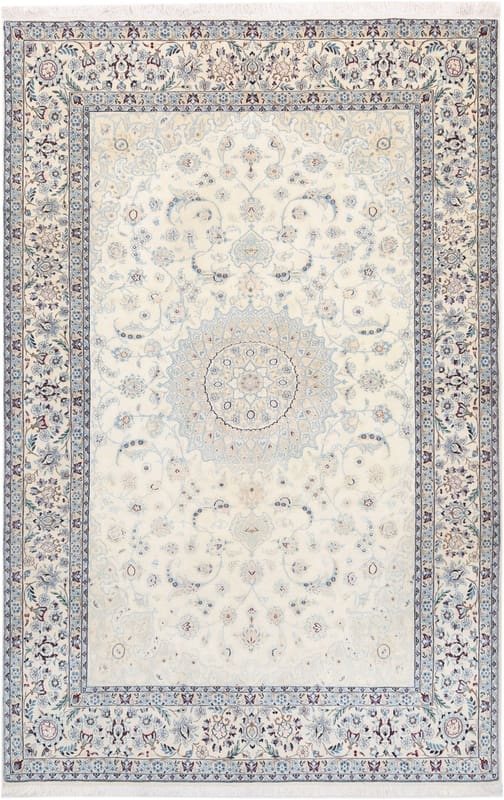 Nain Persian Rug 310 × 200 cm, Wool & Silk, hand-knotted