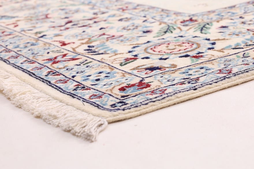 Nain Persian Rug 310 × 200 cm, Wool & Silk, hand-knotted