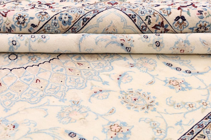Nain Persian Rug 310 × 200 cm, Wool & Silk, hand-knotted