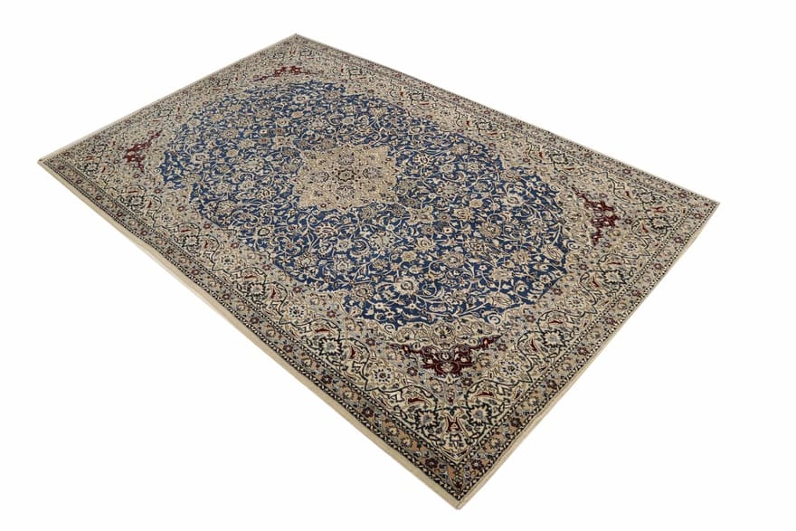Nain Persian Rug — hand-knotted, 325 × 205 cm, Wool & Silk