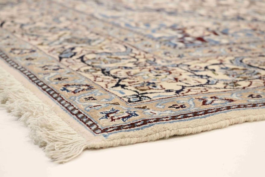Nain Persian Rug — hand-knotted, 299 × 209 cm, Silk