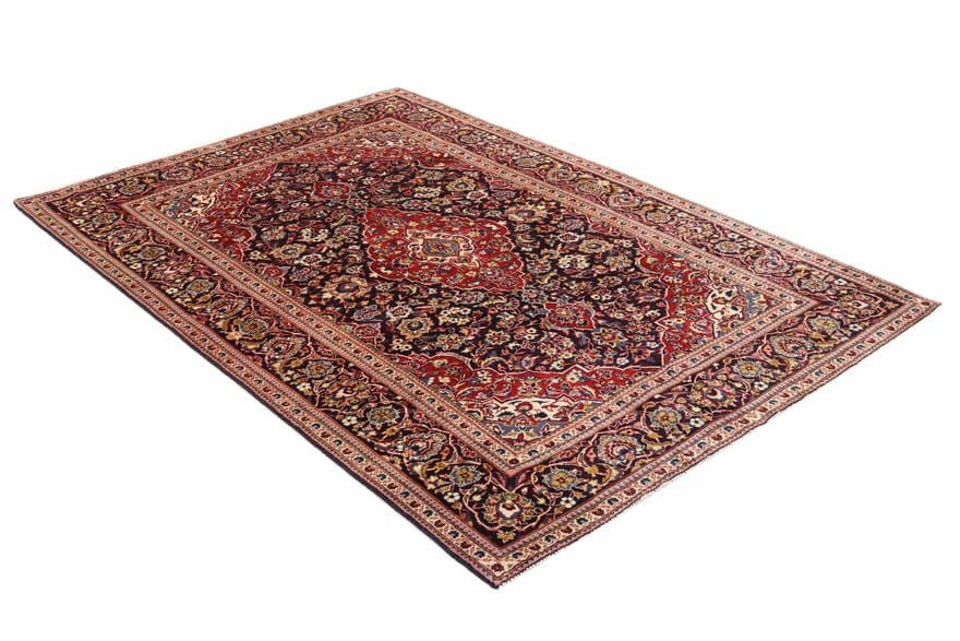 Kashan Persian Rug 297 × 198 cm, Wool, hand-knotted