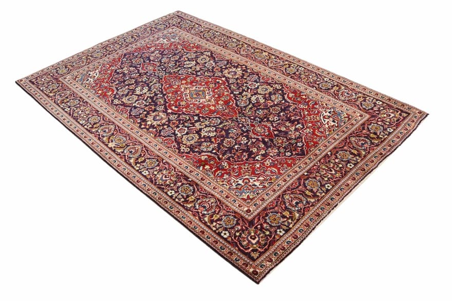 Kashan Persian Rug 297 × 198 cm, Wool, hand-knotted