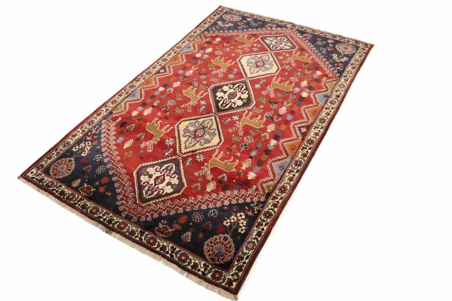 Qashqai Persian Rug — hand-knotted, 287 × 175 cm, Wool
