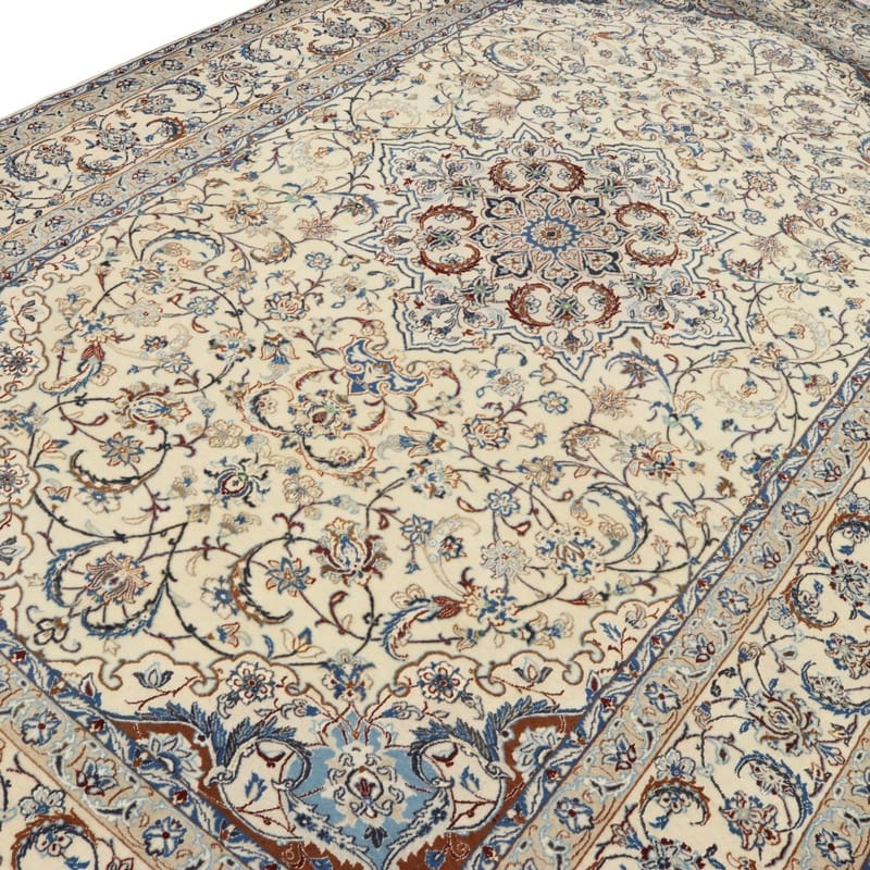 nain-teppich-252x161-cm-640000-knoten-handgeknupft-perserteppich-4 Hand-Knotted Wool & Silk Nain Persian Rug, 250 × 160 cm