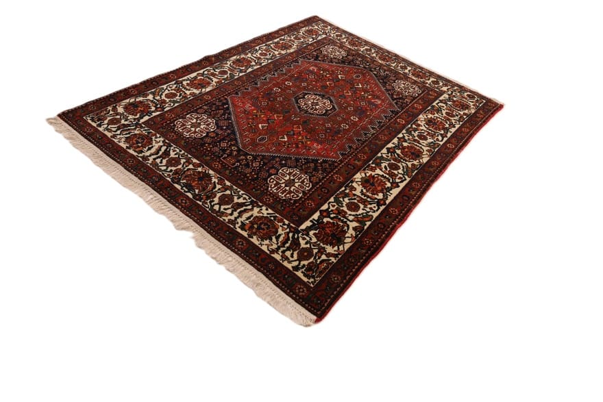 Antique Wool & Silk Persian Rug, 220 × 160 cm