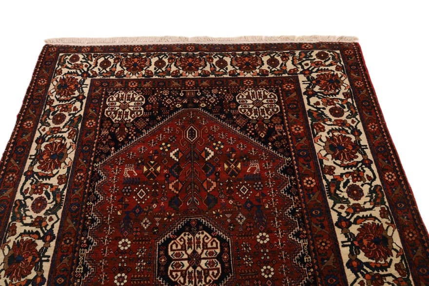 Antique Wool & Silk Persian Rug, 220 × 160 cm