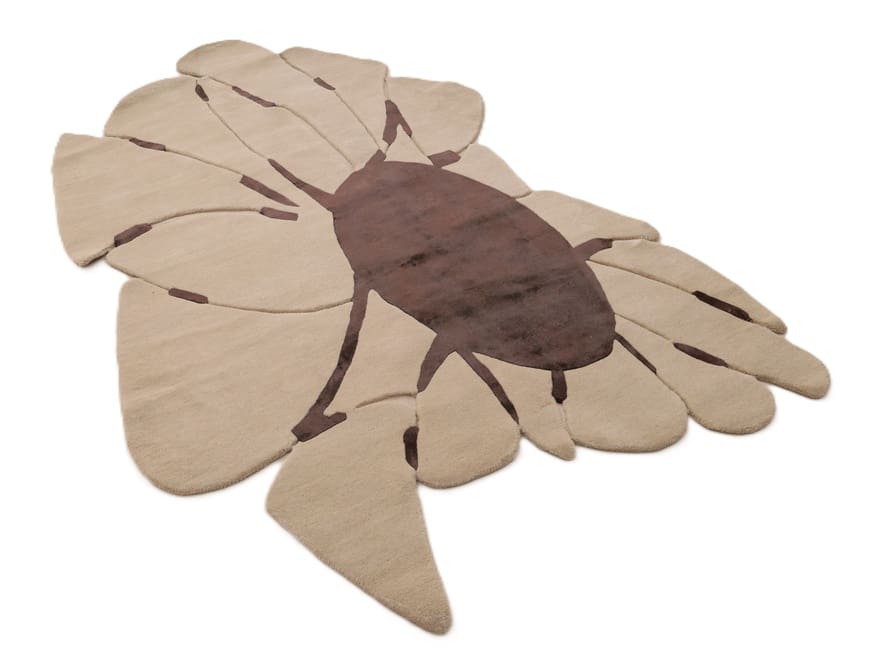 exklusiver-orientteppich-232x161-cm-floral-in-beige-braun-handgeknupft-6 Indian Rug — hand-knotted, 230 × 160 cm, Wool