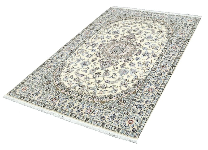 Nain Persian Rug — hand-knotted, 272 × 168 cm, Wool & Silk