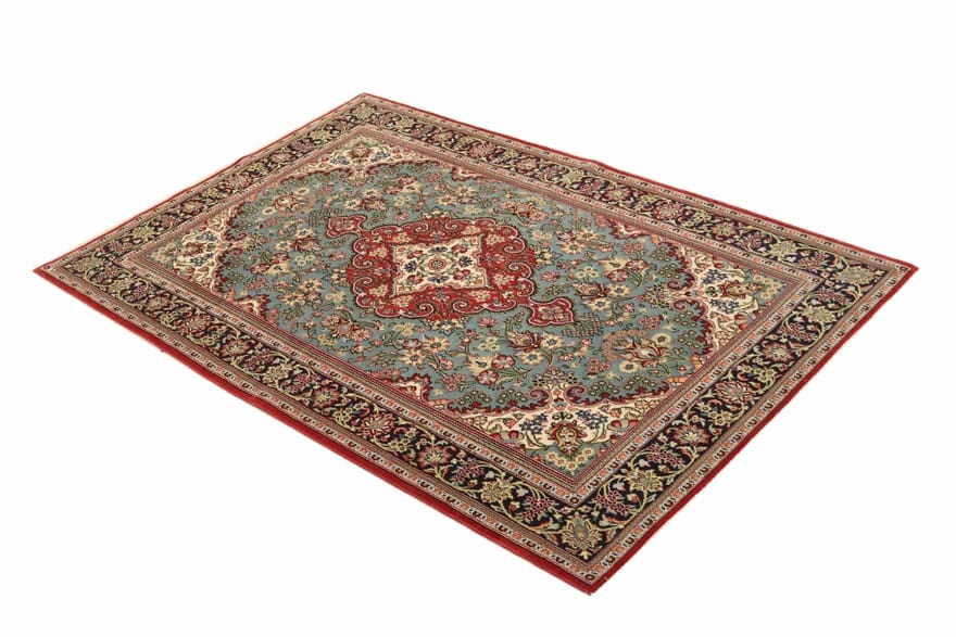 ghom-kork-teppich-229x149-cm-seide-handgeknupft-orientteppich-1 Qom Persian Rug 227 × 148 cm, Wool, hand-knotted