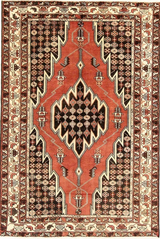 handgeknupfter-perserteppich-200x134-cm-160000-knoten-rot-orange Persian Rug 198 × 133 cm, Wool, hand-knotted