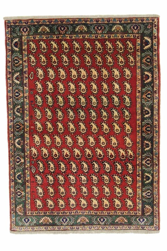 Hand-Knotted Wool Qashqai Persian Rug, 177 × 128 cm