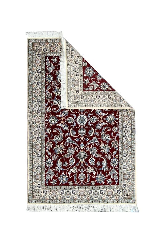 Nain Persian Rug 203 × 135 cm, Wool & Silk, hand-knotted