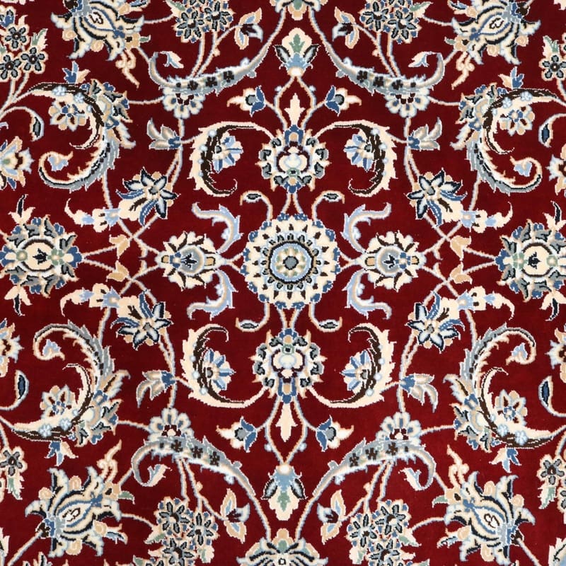 Nain Persian Rug 203 × 135 cm, Wool & Silk, hand-knotted