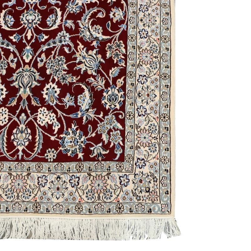 Nain Persian Rug 203 × 135 cm, Wool & Silk, hand-knotted