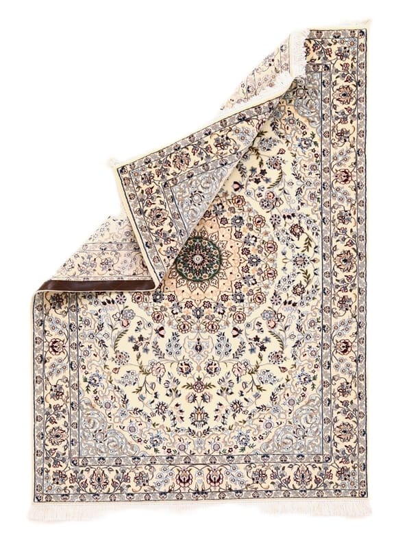 nain-6-la-teppich-182x131-cm-handgeknupft-creme-pastellfarben-orientteppich-1 Antique Nain Persian Rug — 180 × 130 cm, Wool