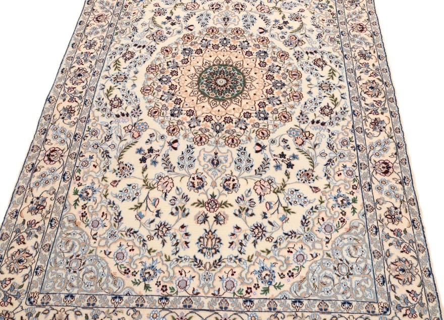 nain-6-la-teppich-182x131-cm-handgeknupft-creme-pastellfarben-orientteppich-4 Antique Nain Persian Rug — 180 × 130 cm, Wool
