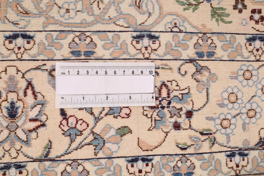 nain-6-la-teppich-182x131-cm-handgeknupft-creme-pastellfarben-orientteppich-6 Antique Nain Persian Rug — 180 × 130 cm, Wool