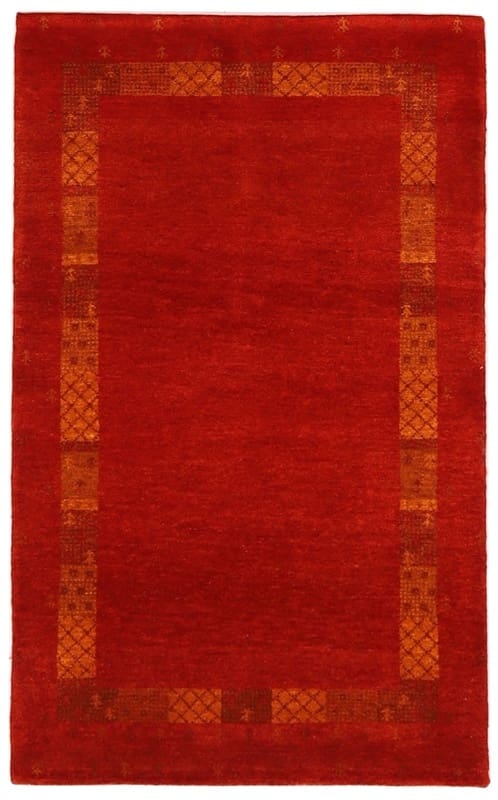 Hand-Knotted Wool Loribaft Indian Rug, 180 × 120 cm