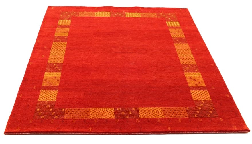 Hand-Knotted Wool Loribaft Indian Rug, 180 × 120 cm