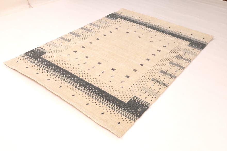 Loribaft Indian Rug — hand-knotted, 184 × 125 cm, Wool