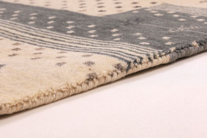Loribaft Indian Rug — hand-knotted, 184 × 125 cm, Wool