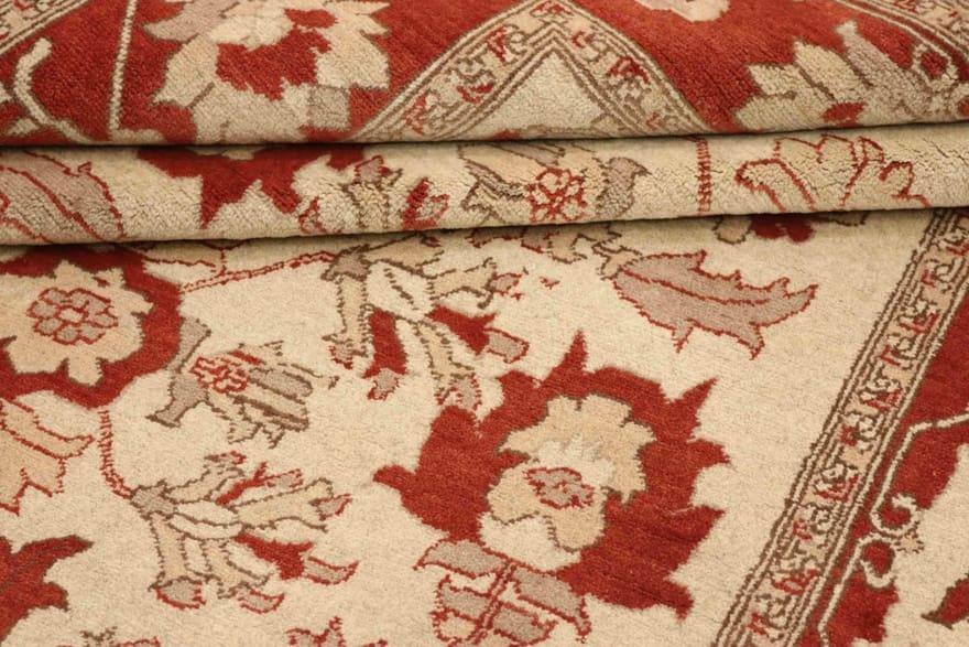 Hand-Knotted Wool Ziegler Pakistani Rug, 170 × 117 cm