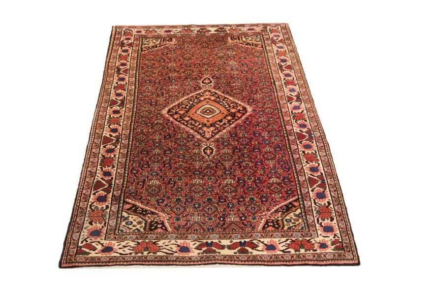 Antique Bijar Persian Rug — 216 × 127 cm, Wool