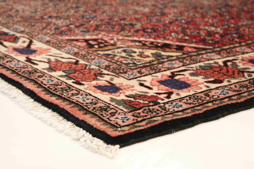 Antique Bijar Persian Rug — 216 × 127 cm, Wool