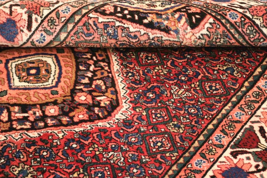 Antique Bijar Persian Rug — 216 × 127 cm, Wool