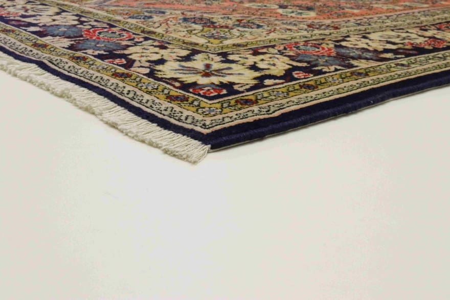 ghom-teppich-207x137-cm-edel-100-seide-handgeknupft-6 Hand-Knotted Wool & Silk Qom Persian Rug, 205 × 136 cm