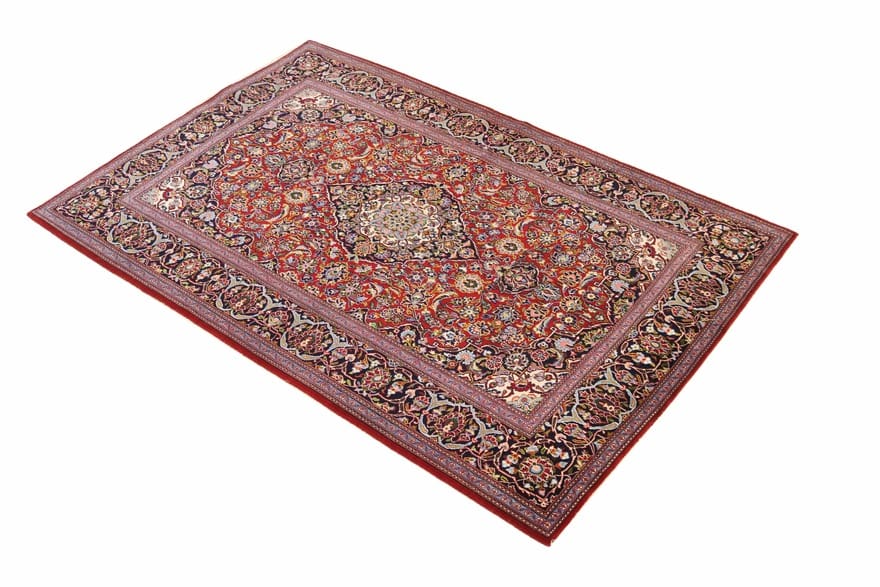 Antique Kashan Persian Rug, 212 × 138 cm, Wool