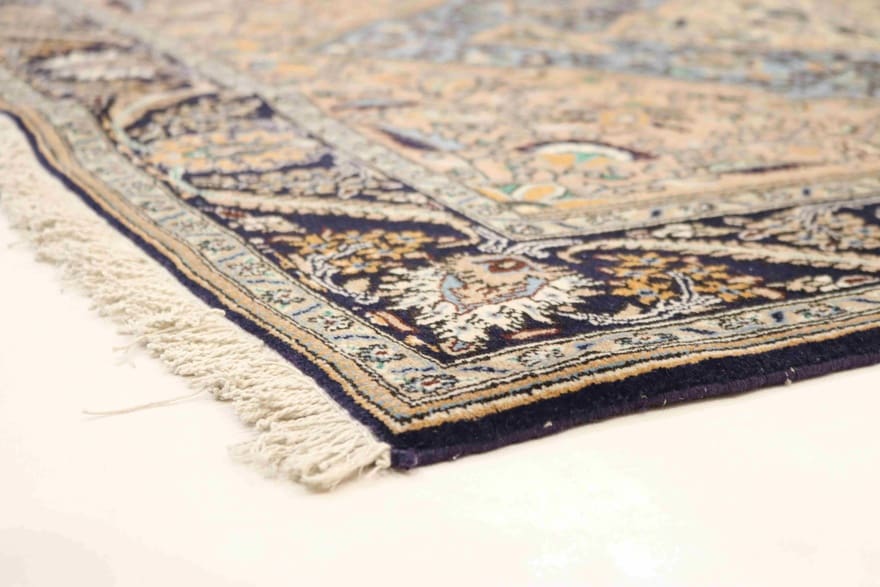 Qom Persian Rug 213 × 136 cm, Wool & Silk, hand-knotted