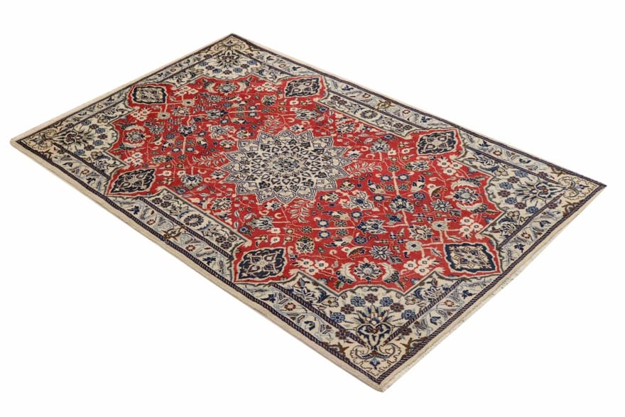 nain-teppich-197x116-cm-1000000-knoten-handgeknupft-2 Nain Persian Rug — hand-knotted, 195 × 115 cm, Wool