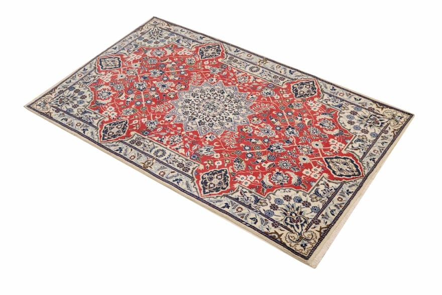 nain-teppich-197x116-cm-1000000-knoten-handgeknupft-3 Nain Persian Rug — hand-knotted, 195 × 115 cm, Wool