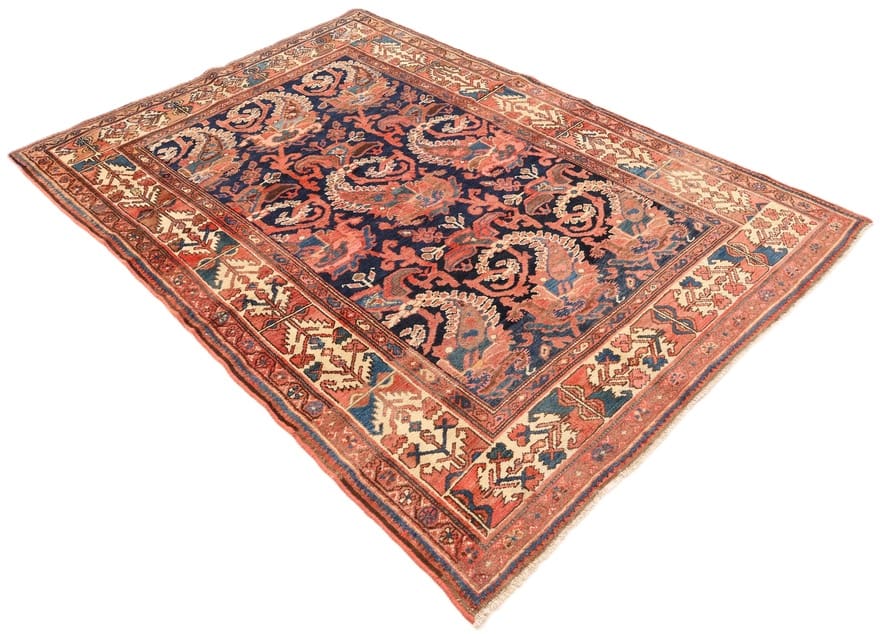 Malayer Persian Rug — hand-knotted, 188 × 130 cm, Wool