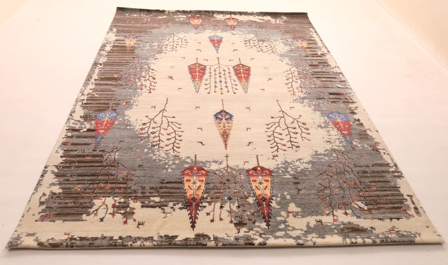 Loribaft Indian Rug 300 × 203 cm, Wool, hand-knotted