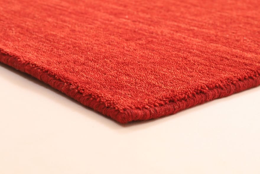 Gabbeh Loribaft Indian Rug — hand-knotted, 199 × 142 cm