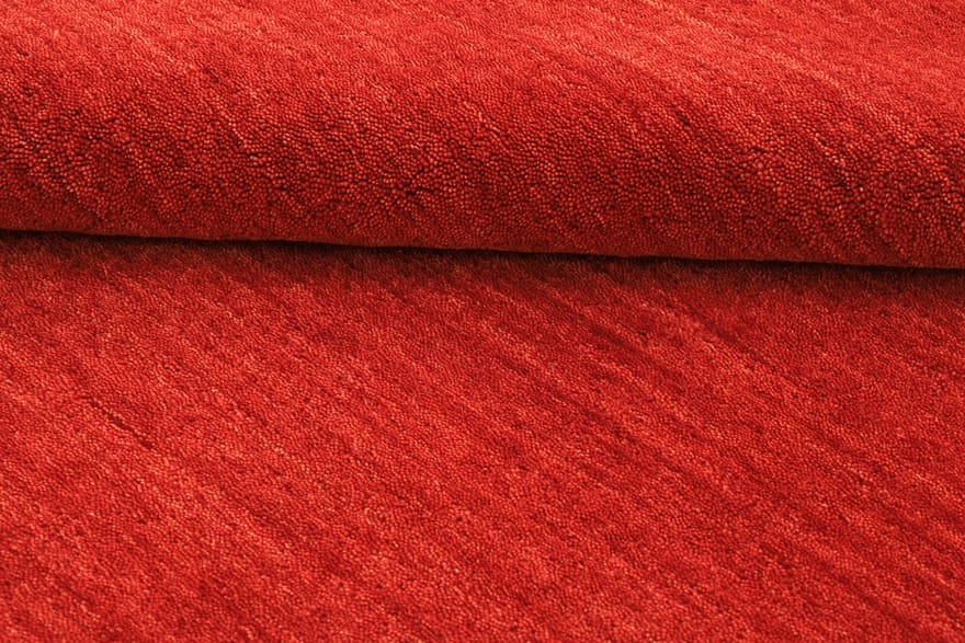 Gabbeh Loribaft Indian Rug — hand-knotted, 199 × 142 cm