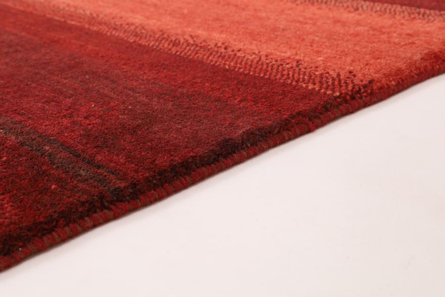 gabbeh-teppich-337x255-cm-geometrisches-muster-handgeknupft-4 Gabbeh Persian Rug — hand-knotted, 335 × 254 cm, Wool
