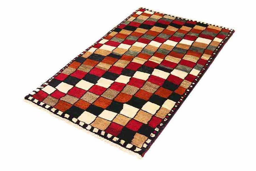 Qashqai Persian Rug — hand-knotted, 146 × 89 cm