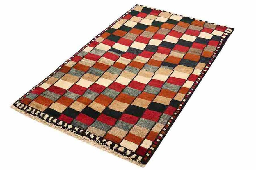 Qashqai Persian Rug — hand-knotted, 146 × 89 cm