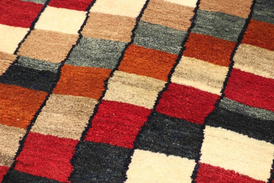 Qashqai Persian Rug — hand-knotted, 146 × 89 cm