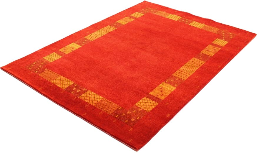 loribaft-orientteppich-202x139-cm-dunkelblau-200000-knoten-handgeknupft-3 Loribaft Indian Rug — hand-knotted, 200 × 138 cm, Wool